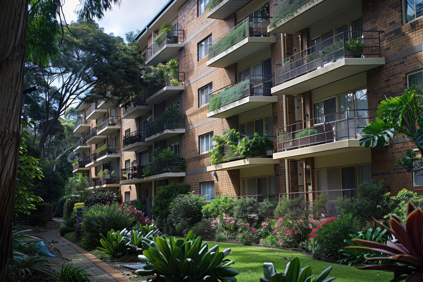 Urban apartment towers representing margin-loaded off-the-plan pricing pressure