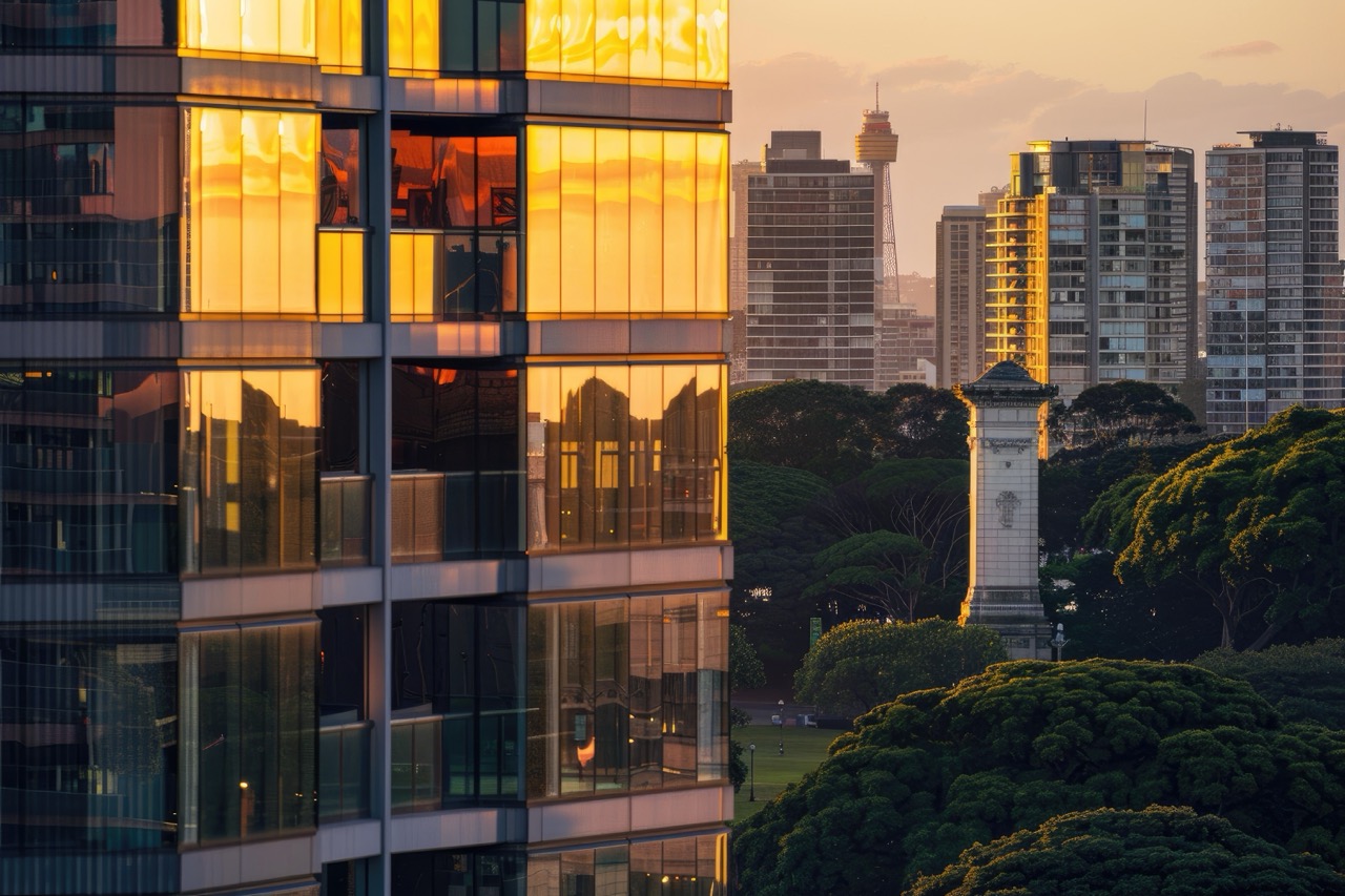 Sydney residential building representing delivery and completion